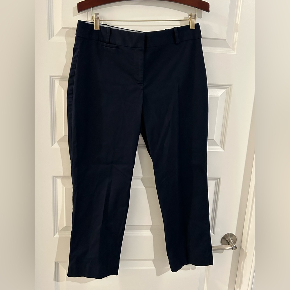 Talbots Curvy Pants Navy Blue Size 10